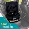 thumbnail image 3 of Amulay Autoasiento KIDDO 360º Isofix 0-36Kg - Verde y Gris, 3 of 4