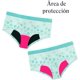 thumbnail image 2 of Ropa Interior Absorbente Para el Periodo Luna Segura Kari Flujo Moderado para Niñas y Teens, 2 of 3