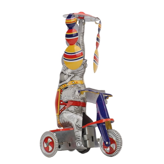 Juguete De Hojalata Con Elefante En Triciclo, Mano De Obra Fina De Hierro, Juguete De Cuerda De Elefante único, Retro, Hecho A Mano, Divertido Para Coleccionar