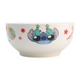 thumbnail image 3 of Set de 6 Platos Hondos o Bowls para Sopa, Elaborado de Porcelana con Diseño Stitch Navideño, Color Blanco, 13.5 cm, 3 of 8