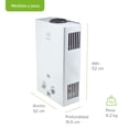 thumbnail image 2 of Boiler de Paso 1 Regadera y 1 Lavabo 8Lts AVERA  C8LNAT Calentador de Paso Uso Exclusivo Gas Natural, 2 of 11