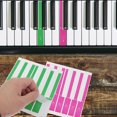 thumbnail image 1 of ROMANSENTIAL Calcomanía Para De Piano En Colores Variados Para Identificación Rápida De Notas, 1 of 8