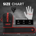 thumbnail image 4 of Guantes MMA RDX Sparring Grappling Hybrid de piel con palma abierta, 4 of 9