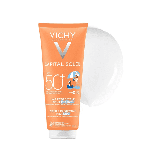 Protector Solar Infantil Vichy Ideal Soleil Facial y Corporal FPS50 300 ml