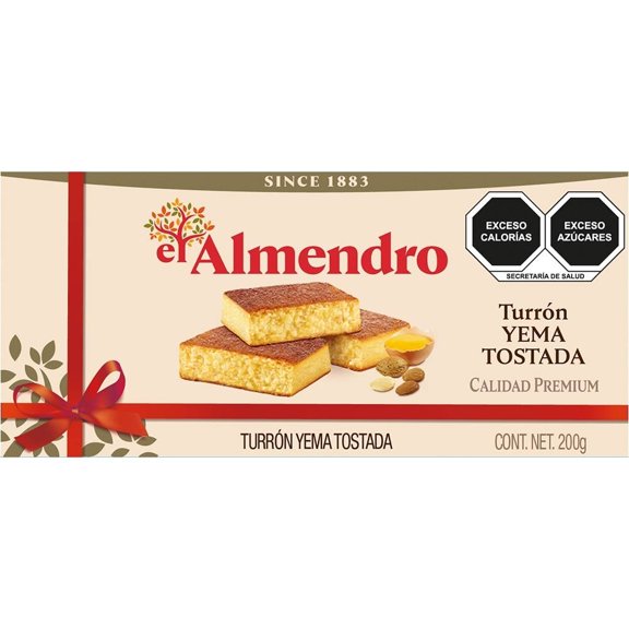 Selección de turrones El Almendro yema tostada 200 g