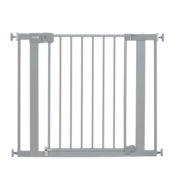 Safety 1st Puerta metálica de seguridad con cierre automático para bebé o mascota fácil de instalar