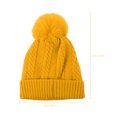 thumbnail image 2 of ELAYARD 1Jgo Conjunto Práctico De Gorro Beanie Y Bufanda Amarilla Cálida Para Uso Diario, 2 of 8