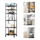 thumbnail image 1 of Estante Organizador Metálico De 6 Niveles De Cocina Baño Xtellar negro, 1 of 4