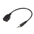 thumbnail image 3 of Adaptador de cable auxiliar auxiliar de 3,5 mm A USB, conector auxiliar de audio macho de 3,5 mm cable de la sola, 3 of 7