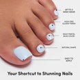 thumbnail image 3 of Uñas postizas para pies Glamnetic 32 piezas - natural y brillante, 3 of 9