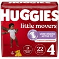 thumbnail image 1 of Pañales Huggies Little Movers Talla 4 22 unidades, 1 of 9
