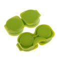 thumbnail image 3 of Estuches de contacto Colcomx con tapa abatible Soporte de viaje portátil Caja de R verde, 3 of 7