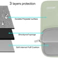 thumbnail image 3 of Funda MOSISO para portátil MacBook Air/Pro de 13 pulgadas con bolsillo, verde, 3 of 6