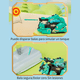 thumbnail image 3 of Carro Juguete Dinosaurio Regalos Para Ninos Transformer Tanque Tiranosaurio Rex Xtellar Verde, 3 of 4