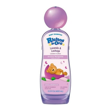 Shampoo Ricitos de Oro lavanda y lechuga aroma relajante 400 ml