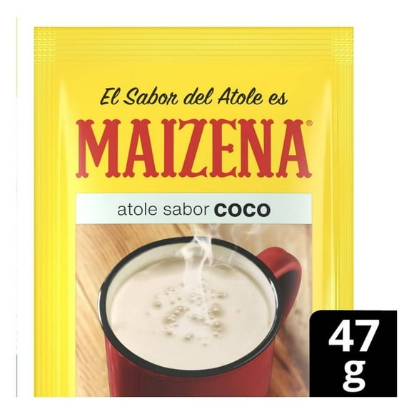 Fécula de maíz Maizena atole fortificado sabor coco 47 g