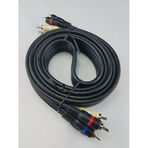 Imagen 4 de Cable de Video Componente de 6 PIES SatelliteSale con Audio 5 RCA RGB para HDTV DVD VCR