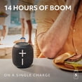thumbnail image 4 of Ultimate Ears WONDERBOOM 4 Portable Waterproof Bluetooth Speaker with Big Bass and 360-Degree Sound, Dustproof Floating Speaker with 131ft (40m) Range - Black, 4 of 5