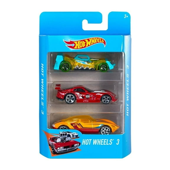 Sets de vehículos de juguete Mattel Hot-Wheels 3 Pack Varios Modelos 1 Set