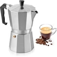 thumbnail image 1 of Cafeteras, artículos esenciales para dormitorios, cafetera italiana de aluminio para moka, cafetera europea, cafetera octogonal para moka, artículos para mejorar el hogar, regalos de cumpleaños para h, 1 of 3