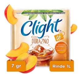 Polvo para preparar bebida Clight té sabor a durazno 7 g