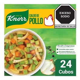 Caldo de pollo Knorr 24 cubos de 10.5 g c/u