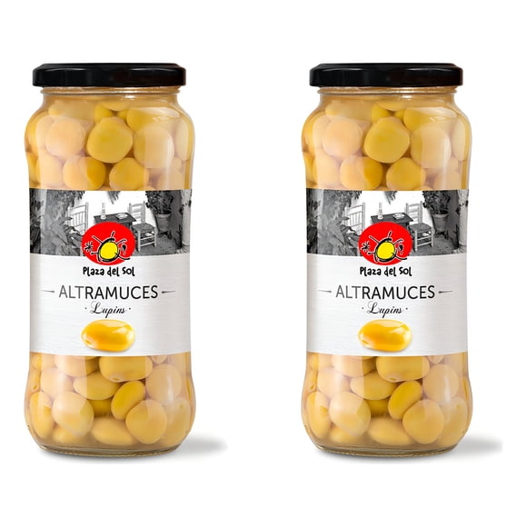 Altramuz Entero En Agua Plaza Del Sol 1.08 Kg Pack X2 Proteína Vegetal