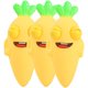 thumbnail image 2 of Juguetes de Comprimir PopCarrotYellow 3Pzas Zanahoria Goma Blanda TPR Amarillo/Verde VentDepot MXPCY-003, 2 of 2