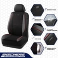 thumbnail image 3 of Fundas de asiento de coche Skechers de espuma viscoelástica refrigeradas por aire, color rojo, 3 of 7