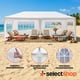 thumbnail image 5 of Carpa Toldo 3x6 Metros con Paredes Y Ventanas Reforzado Plegable Impermeable Facil Armado Y Transporte para Jardín Casa Exterior Uso Rudo Acero Lona (Blanco), 5 of 7