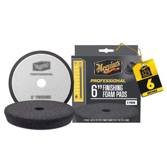 Almohadilla de Espuma Meguiar's M6FFP2 15 cm Paquete de 2 para Acabado