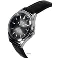 thumbnail image 3 of Casio Standard Analog Leather Strap Black Dial Solar MTS-RS100L-1AV Men's Watch, 3 of 4