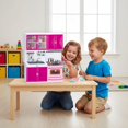 thumbnail image 4 of Minicocina rosa para niños pequeños | Juguete de cocina realista con accesorios | Juego educativo de interior para niños y niñas, 4 of 6