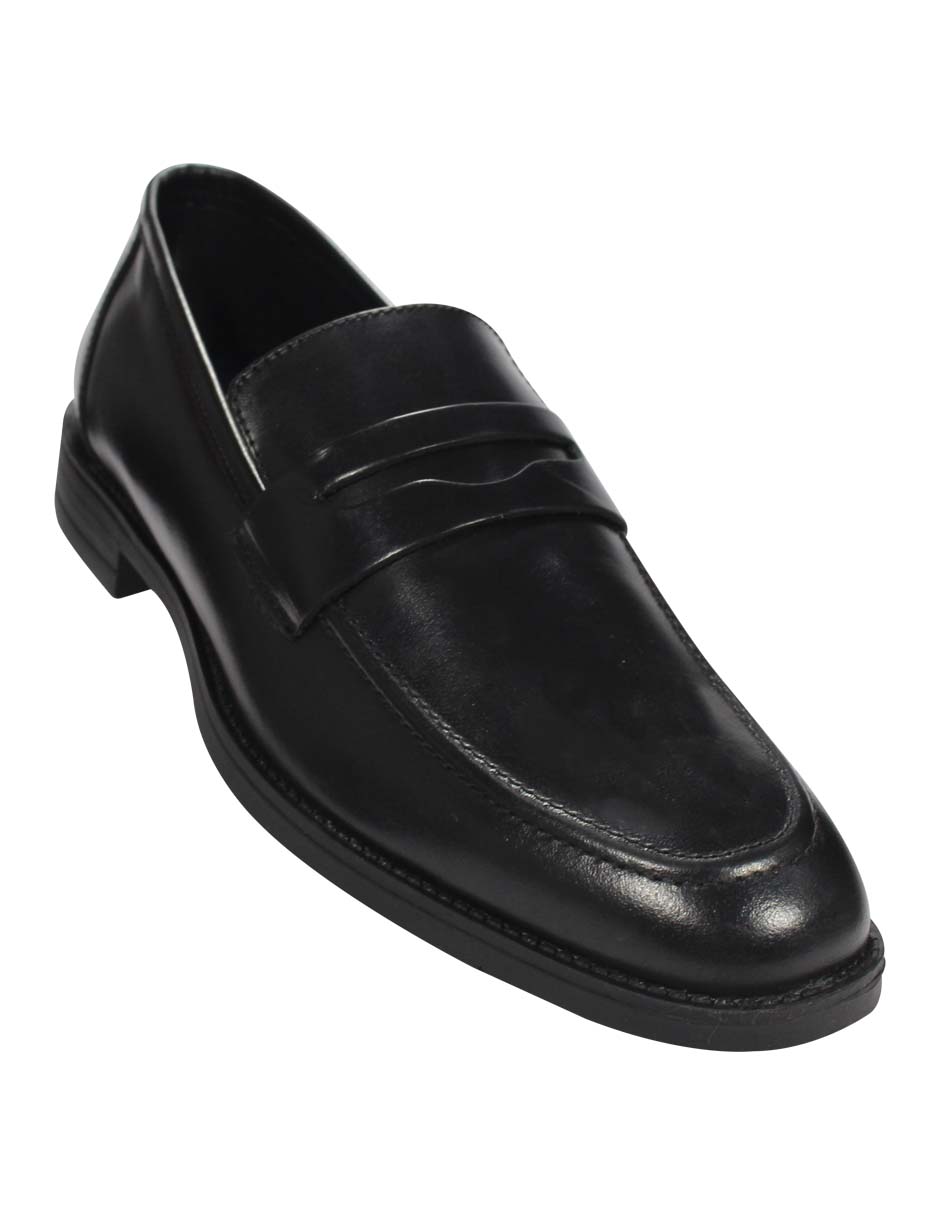 MOCASIN CASUAL LEON HOMBRE NEGRO PIEL 1351 LEON  1351p