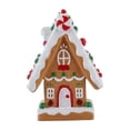 thumbnail image 1 of Adornos navideños para casa de nieve con galletas y dulces, figuritas navideñas, adornos para decorar el hogar, la habitación y el dormitorio., 1 of 6