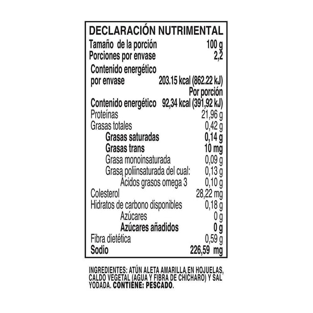 Imagen 3 de Atún Dolores aleta amarilla en agua 295 g