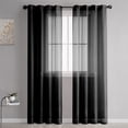 thumbnail image 1 of Semi Sheer Curtains For Bedroom 98 Inches Long Grommet Vertical Window Curtains Drapes With Light Through For Living Room, 1 of 7