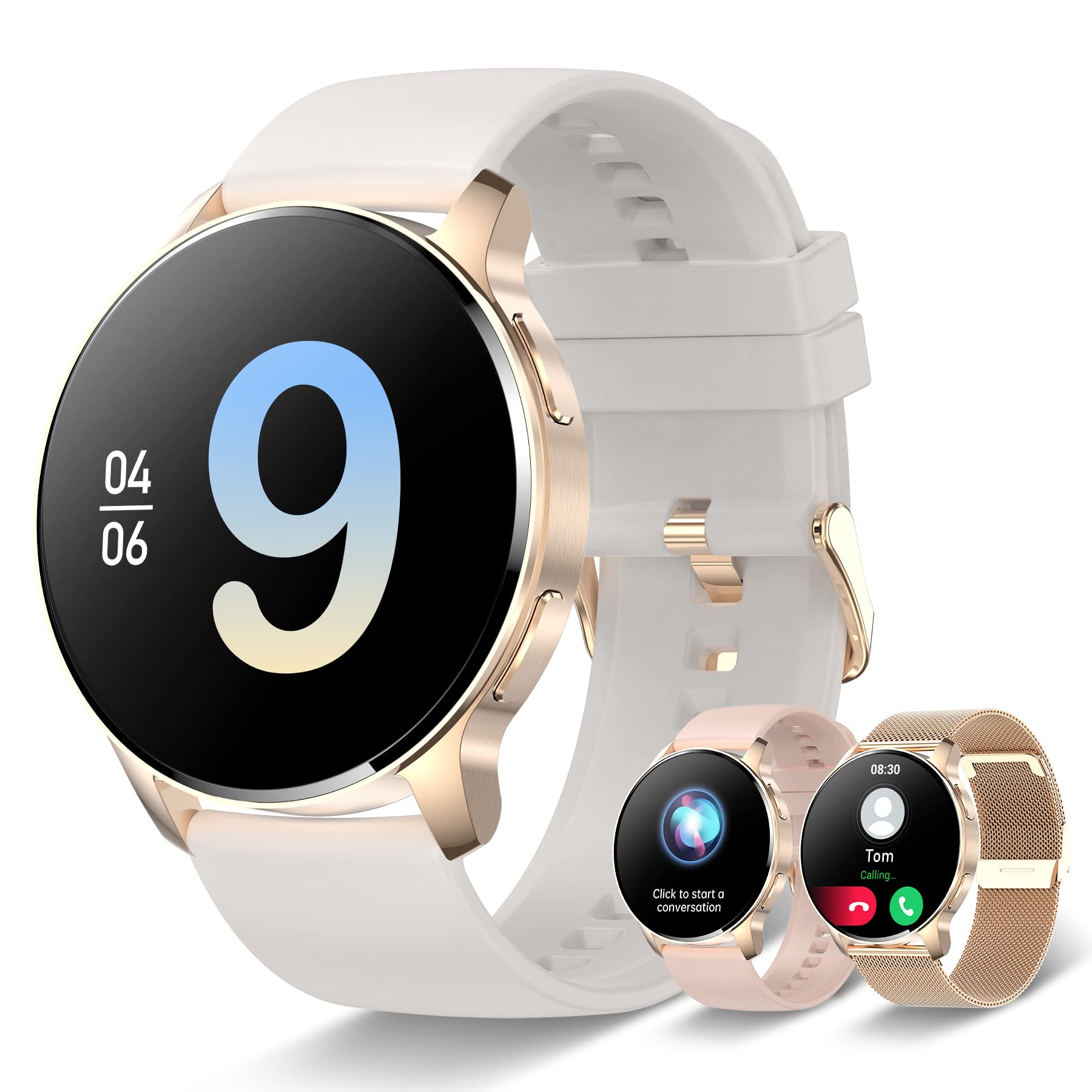 Reloj inteligente Iaret para mujer con responder/hacer llamadas Android/iOS