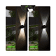 thumbnail image 3 of Luz Solar Jardin Lamparas Iluminacion Exterior Arbotante Led Malubero Negro, 3 of 4