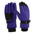 thumbnail image 1 of Guantes para niños, guantes de nieve, mitones que mantienen las manos calientes, guantes para clima frío para niñas Púrpura, 1 of 9