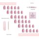 thumbnail image 4 of Uñas Postizas Cosmetics Blush Aura Serie X1 Almendra Corta, 4 of 8