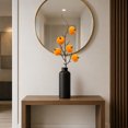 thumbnail image 4 of Calabaza de terciopelo sintético con ramas y bayas: decoración artificial de otoño para el hogar, ideal para la repisa de la chimenea, la mesa o como centro de mesa festivo., 4 of 7