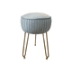 thumbnail image 1 of Banco Otomano Yuna Azul Pastel | Puf Velvet Tapizado con Patas Doradas, 1 of 7