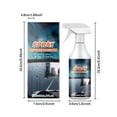thumbnail image 3 of Spray Anti-Vaho, 120ml, para Parabrisas de Auto, Protector de Cristal con Fórmula Libre de Rayas, Previene la Niebla y la Condensación para una Visibilidad Clara, Apto para Espejos y Viseras., 3 of 9