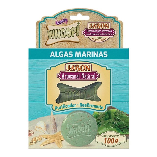 Jabón Artesanal Whoop! Algas Marinas 100g