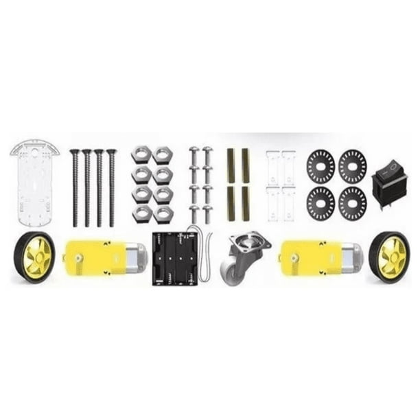 Chasis De Carro Kit Arduino, 2 Llantas