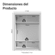 thumbnail image 3 of Ropero Closet Madesa Denver 2 Puertas Corredizas Blanco, 3 of 18