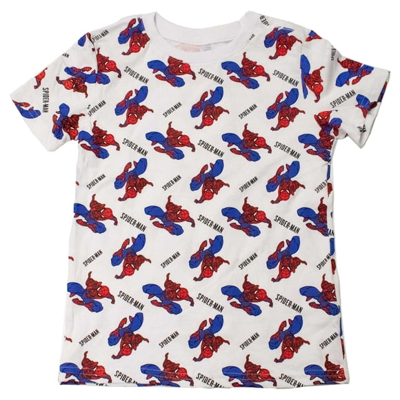 Playera Marvel para Niño Spider-Man Blanco Talla 12