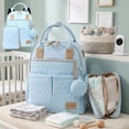 thumbnail image 1 of Mochila Pañalera Con Bolsa Mas Monedero Ecobaby Original, 1 of 9