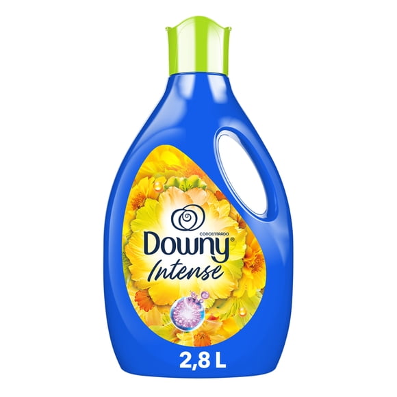 Suavizante de Telas Downy Intense Pureza, Aroma Cítrico Floral con Hierbas Verdes, 2.8 l